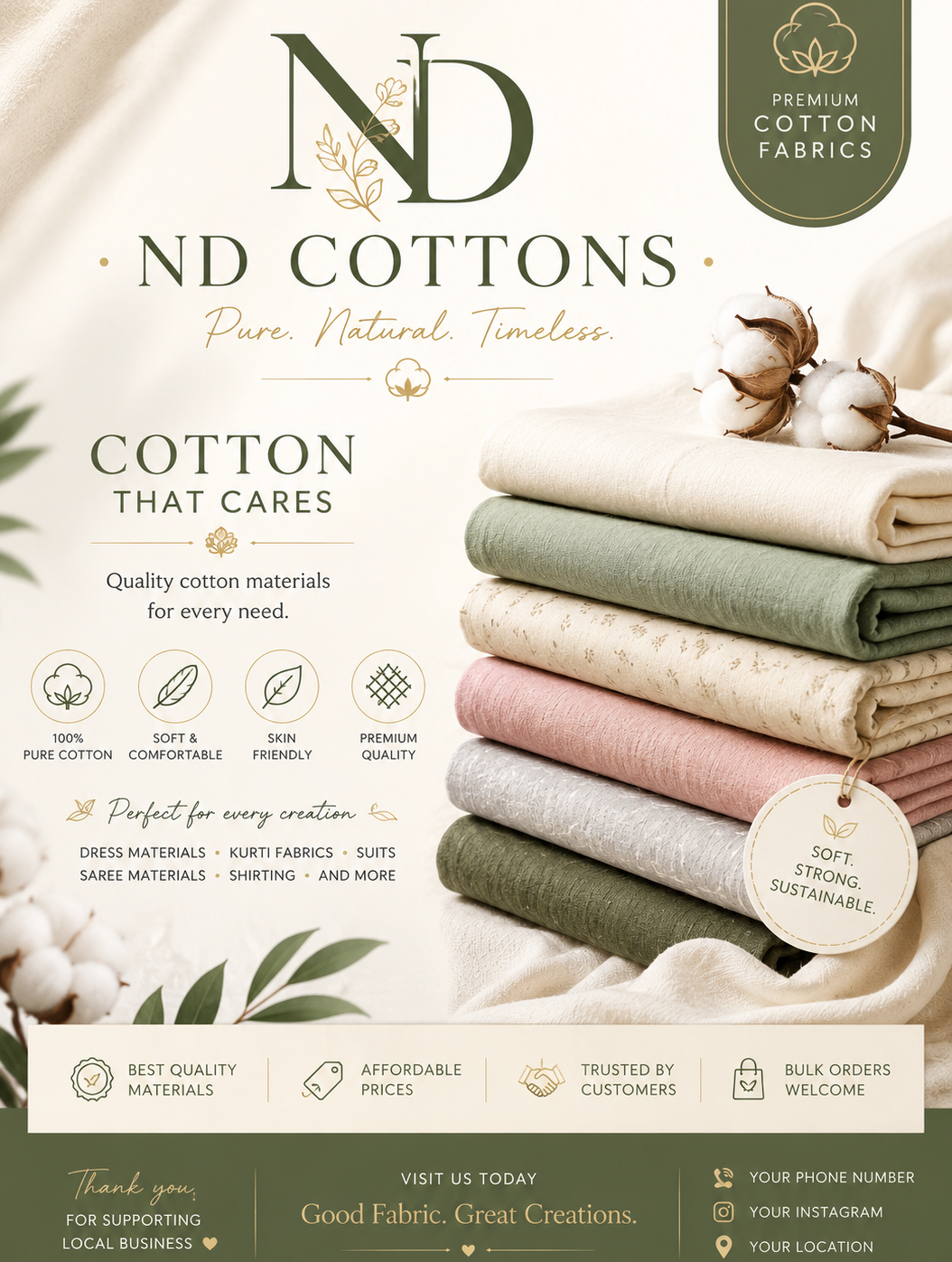 Clothing Business poster in chat Gpt